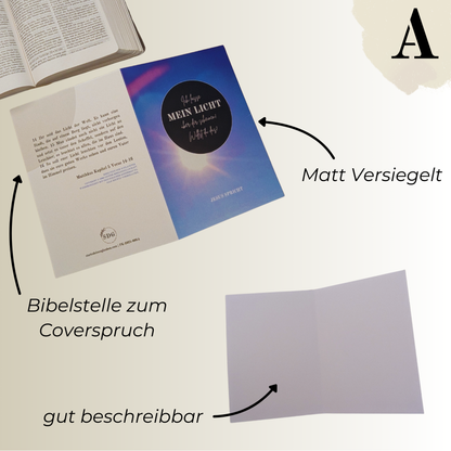 Mein Licht - 3er Klappkartenset inkl. Briefumschläge (NEU)